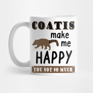 Coatis Happy coatis saying trunk bear animal motif Mug